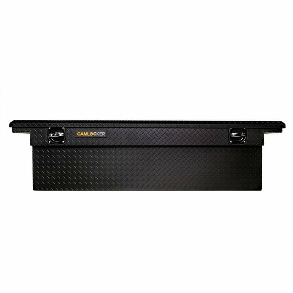 Camlocker 71in Low Profile Crossover Truck Tool Box, Matte Black Aluminum KSL71LPMB